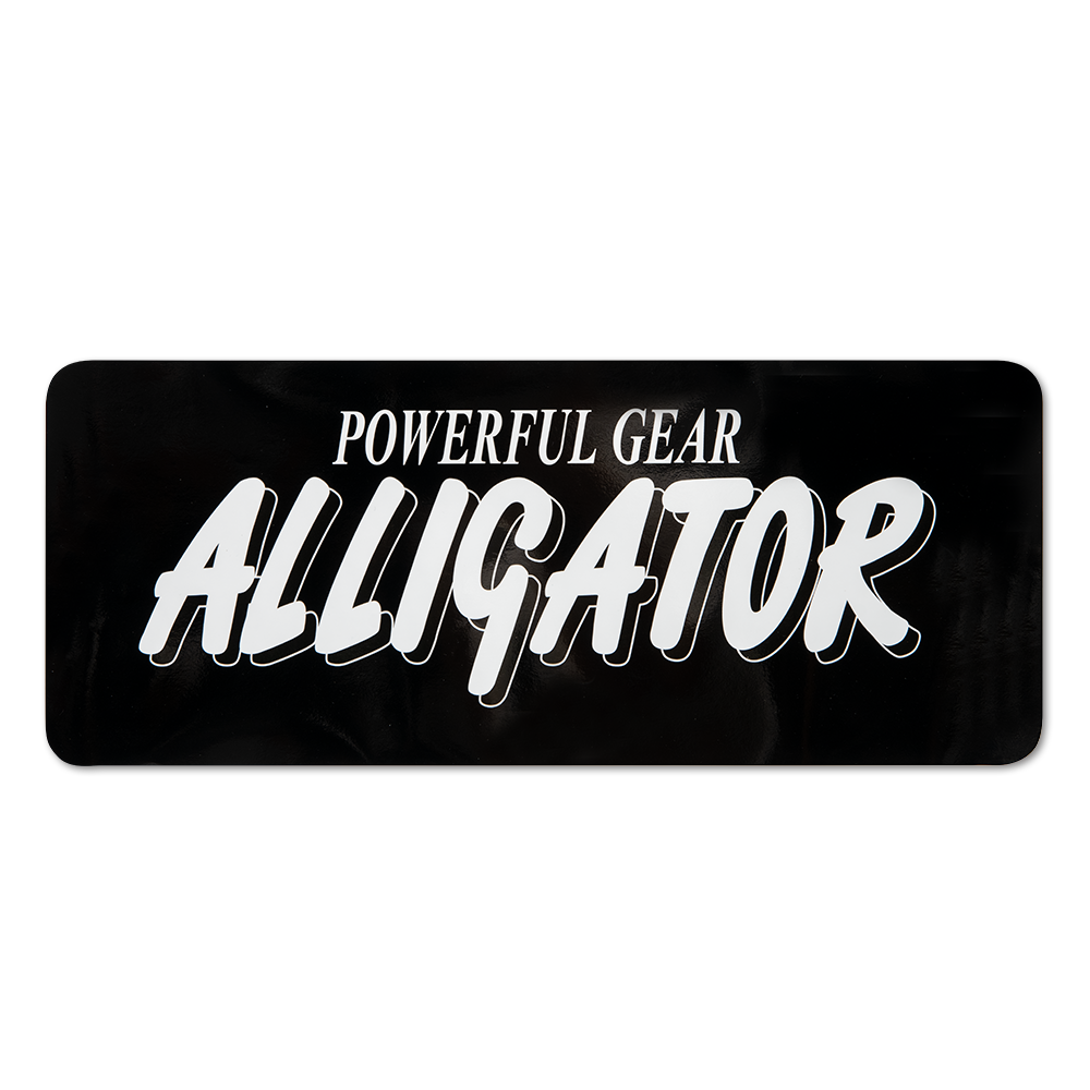 アリゲーターオリジナルステッカー(中)(500mm×200mm)