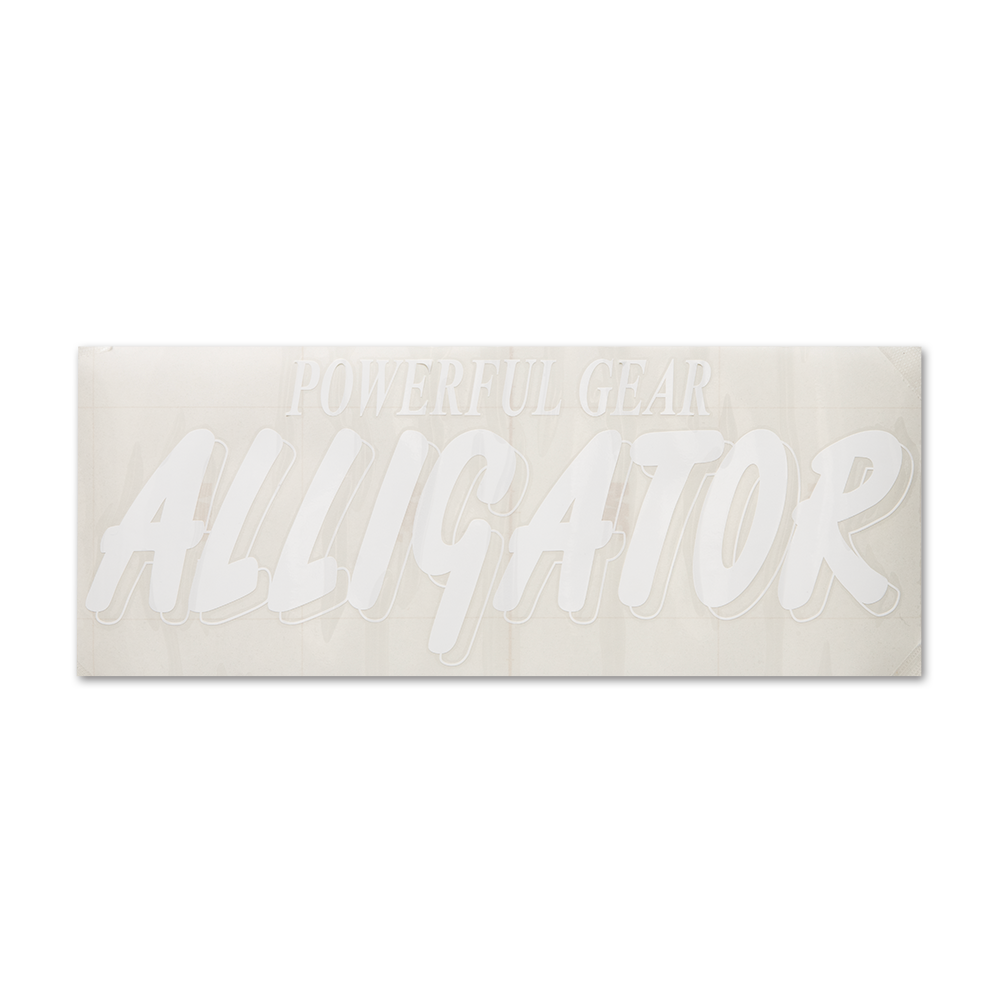 アリゲーターオリジナルステッカー(中)(400mm×146mm)